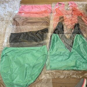 RHONDA SHEAR Women's Panty Set WITH bra.